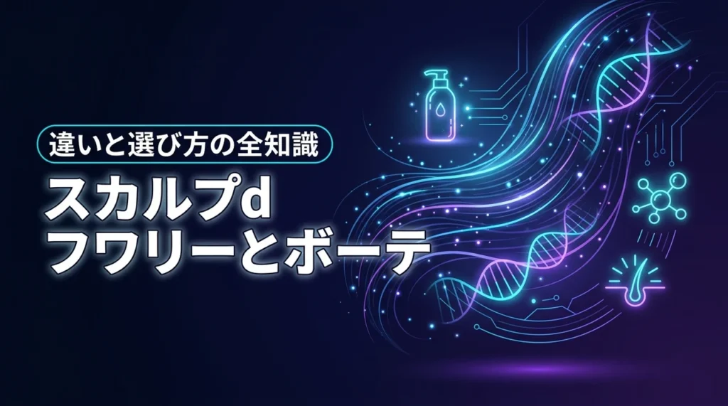アンファーのスカルプdシャンプーフワリーとボーテの違いは？悩む人のための全知識